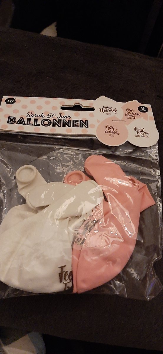 Ballonnen  - 8 stuks- Sarah 50 jaar /spreukballonnen