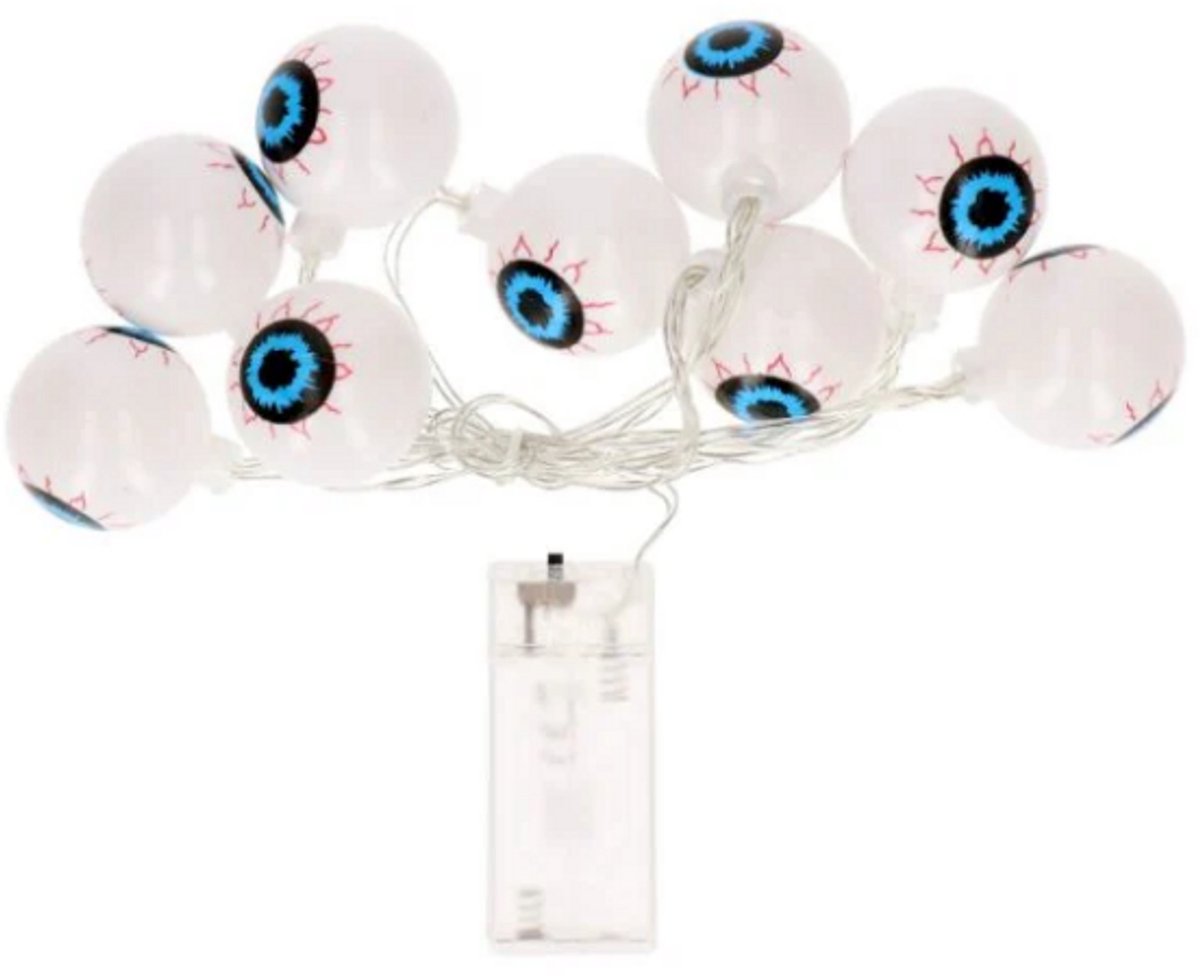 Ketting Oogballen - Led - Halloween - 150 cm