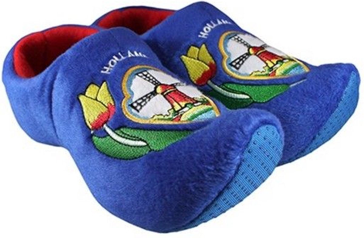 Klompsloffen blauw - Maatkeuze: 20-24