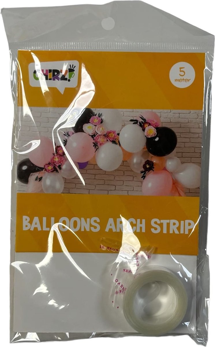 Ballonnen strip - 5 meter - voor ballonnenboog of slinger