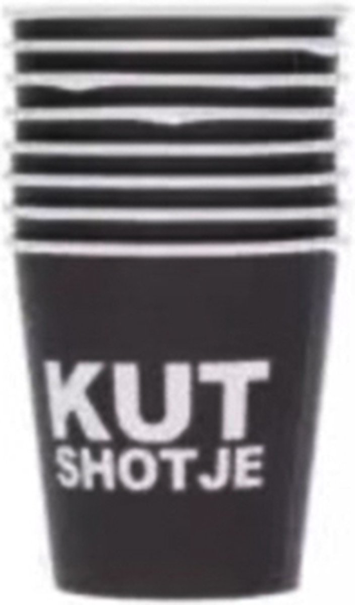 D+F Shotbeker KUT - Shot bekertjes - 8 stuks