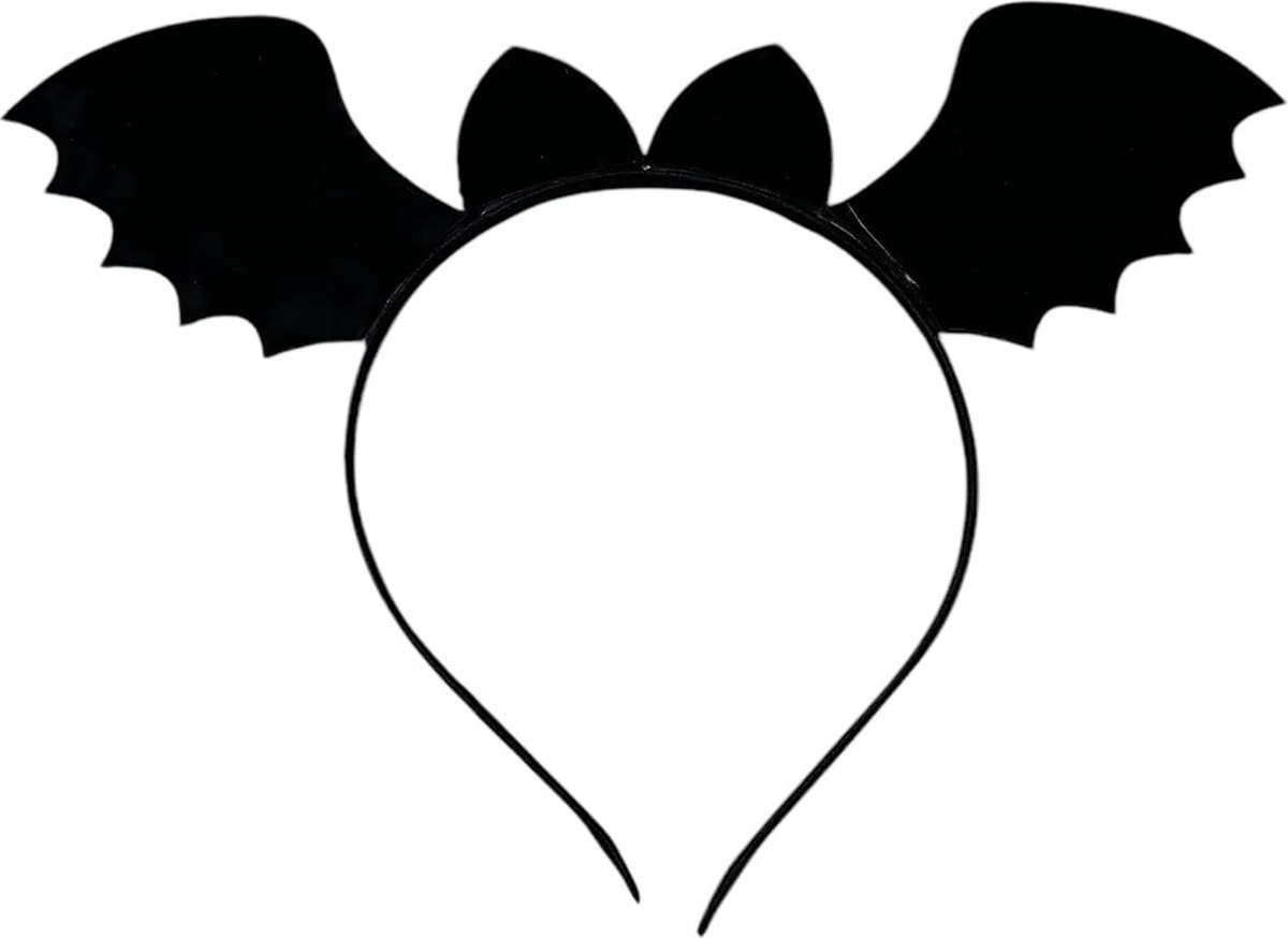 Diadeem vleermuis - Zwart - halloween