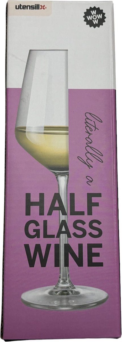 Half glas wijn
