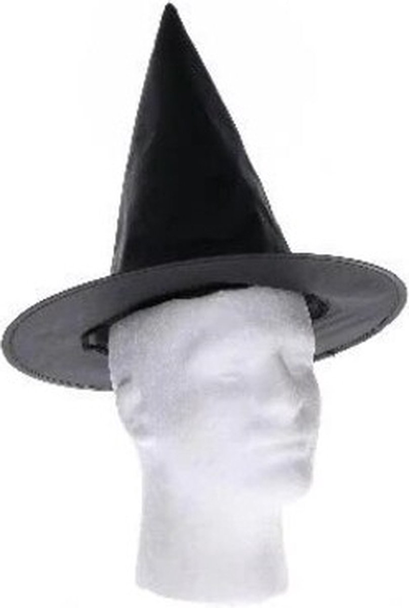 Heksenhoed Basic kind - Zwart - Halloween - one size