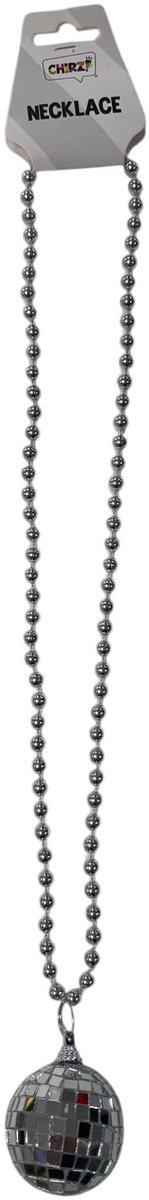 Ketting Discobal - Zilver - foute party