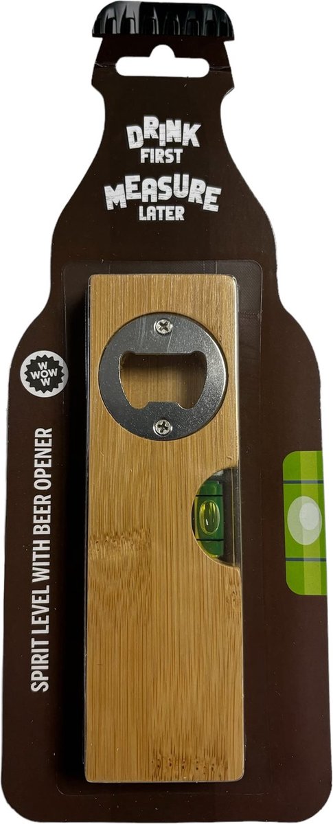 Waterpas met bieropener