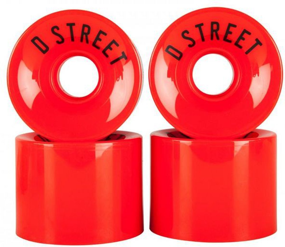 D-Street Cruiser Wielen 59mm Rood