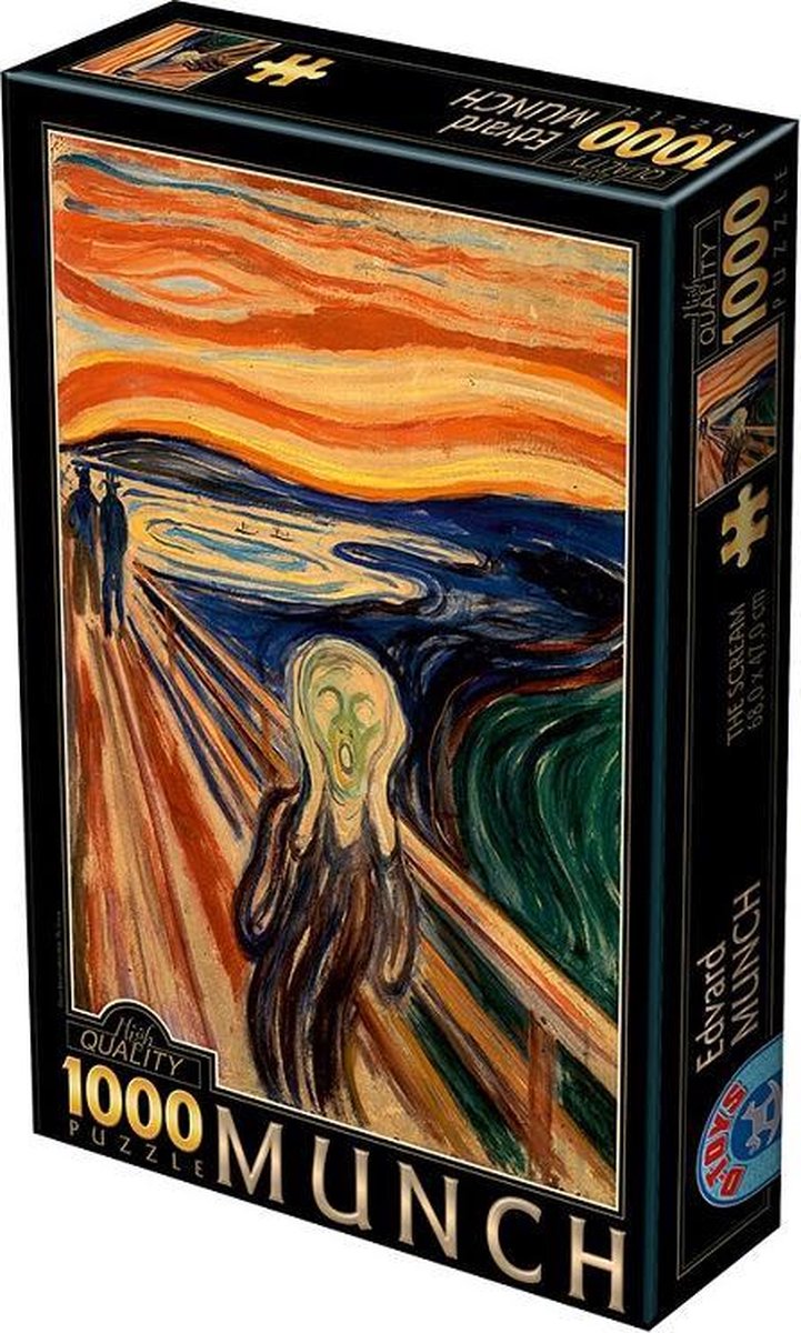 kunst puzzel Edvard Munch - De schreeuw (1000)