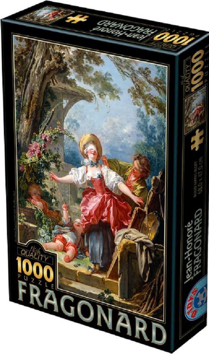 kunst puzzel Fragonard - Zakdoekje leggen (1000 stukjes)