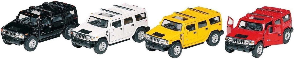 Goki Hummer H2 SUV (2008), die-cast, 1:40, L= 12,5 cm