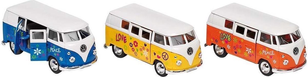Goki Volkswagen T1 Bus (1963), print, die-cast,1:34-39, L= 11,5cm