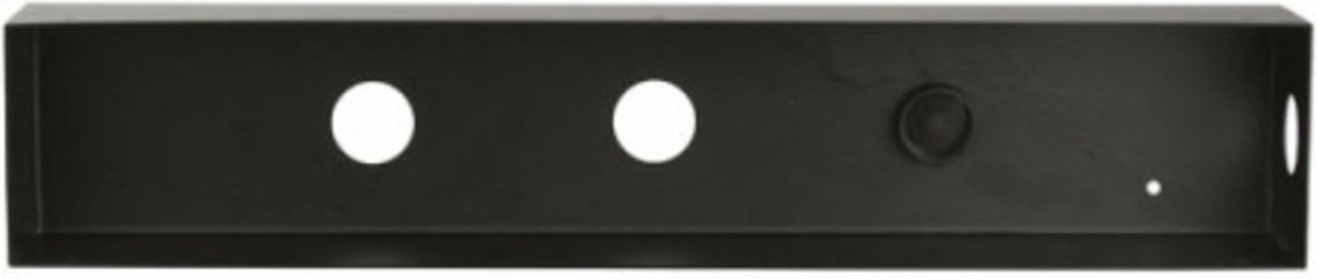 DAP Gehäuse f. Modulrackblende 2HE rückseitige Abdeckung - Rack paneel