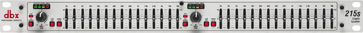 DBX 215S 15 Band Stereo Equalizer - Equalizer
