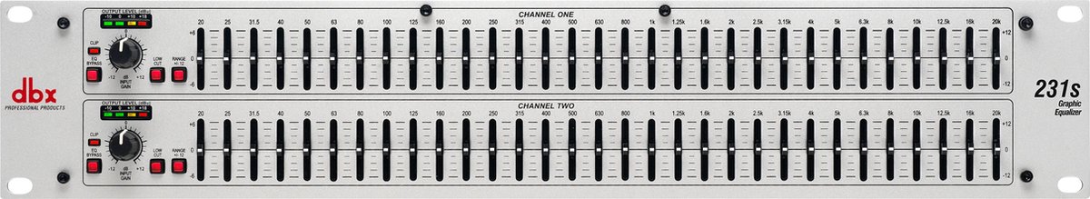 DBX 231S 31 Band Stereo Equalizer - Equalizer