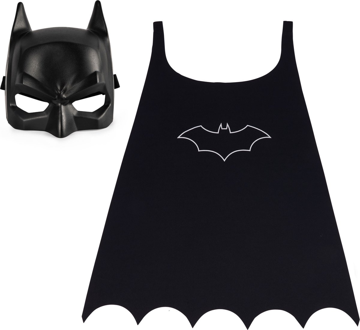 DC Batman - Batman-set met cape en masker - accessoire voor superheldenkostuum