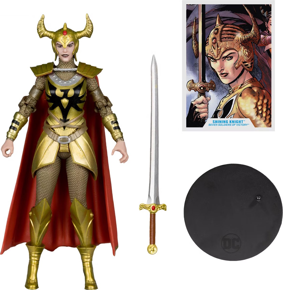 DC Multiverse Shining Knight (Seven Soldiers of Victory) Platinum Edition 18cm