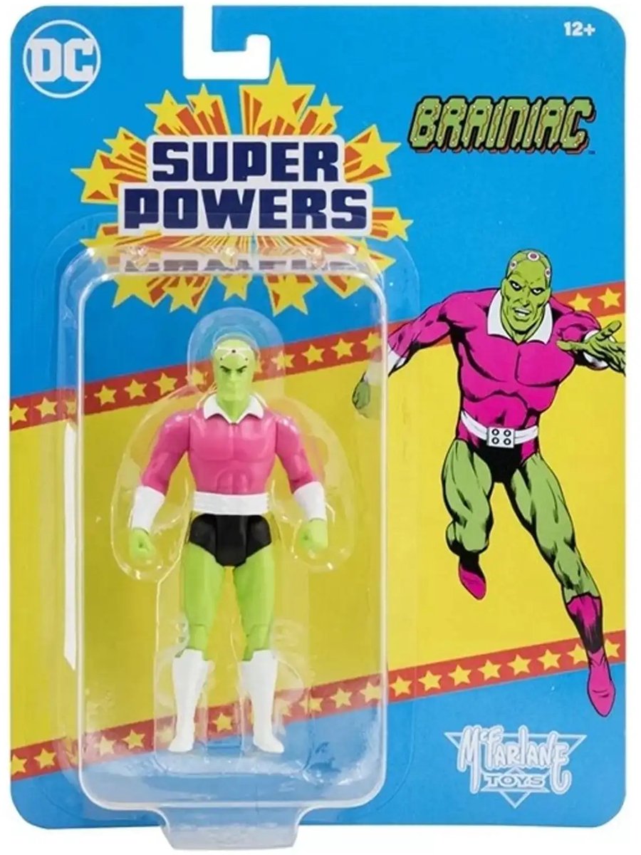 DC Super Powers Brainiac verzamelfiguur - 10 cm