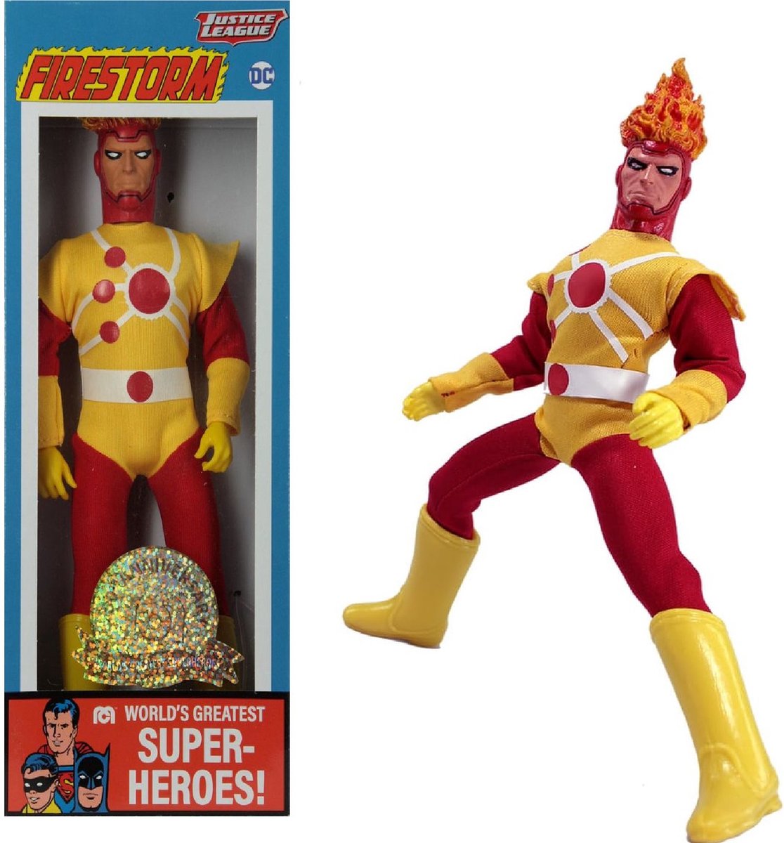 Worlds Greatest Super Heroes 50th Anniversary Firestorm 20 cm