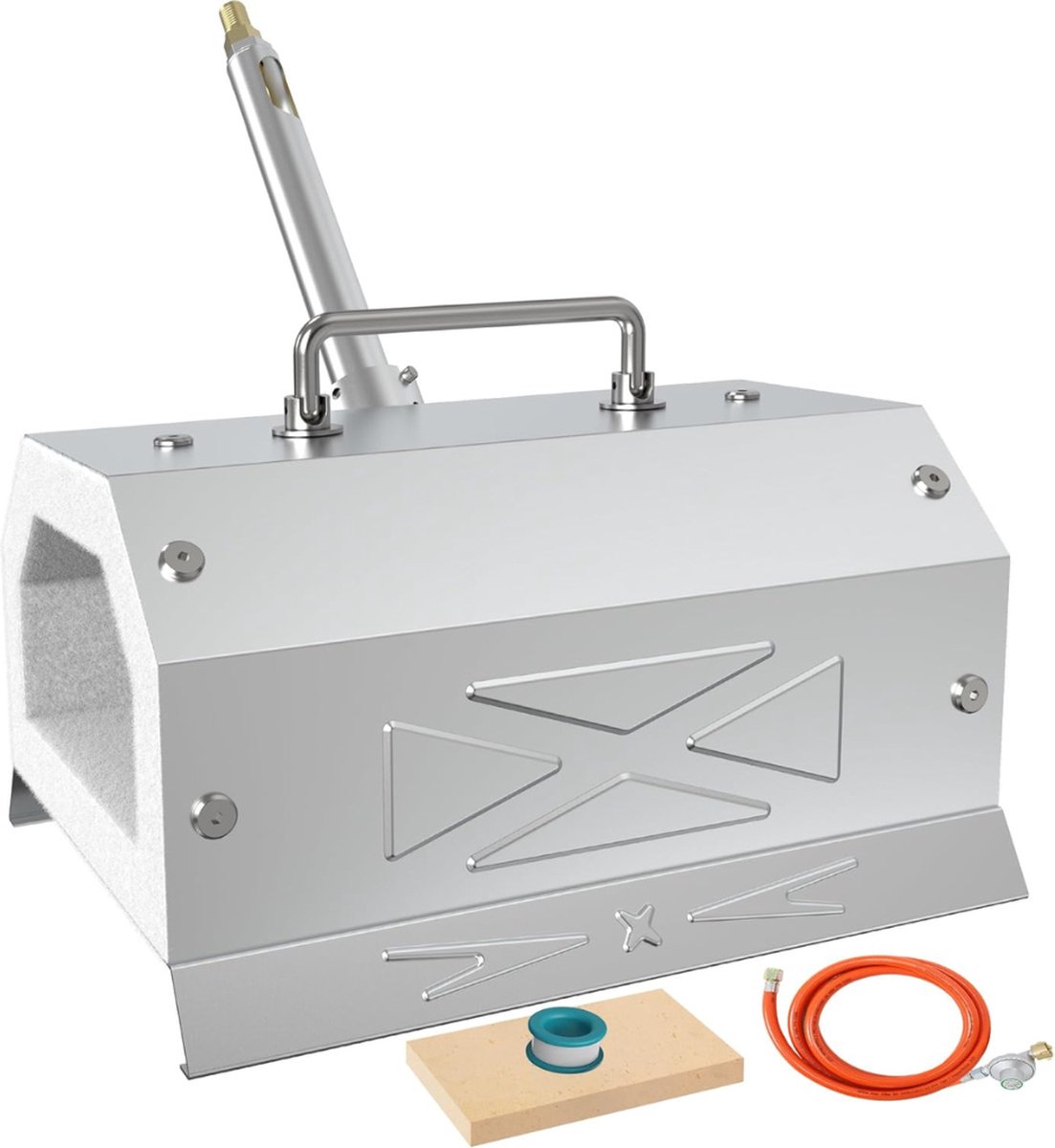 DD Smeltoven - Metaal Smeltoven - Smeltkroes - 38x28x19cm - Zilver