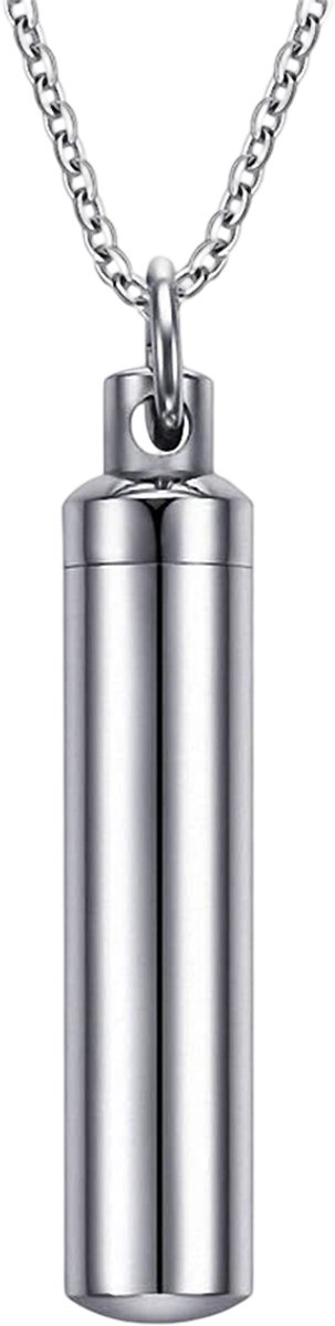 Sieraden kunnen openen titanium staal creatieve parfumfles ketting persoonlijkheid mannen en vrouwen hanger sieraden