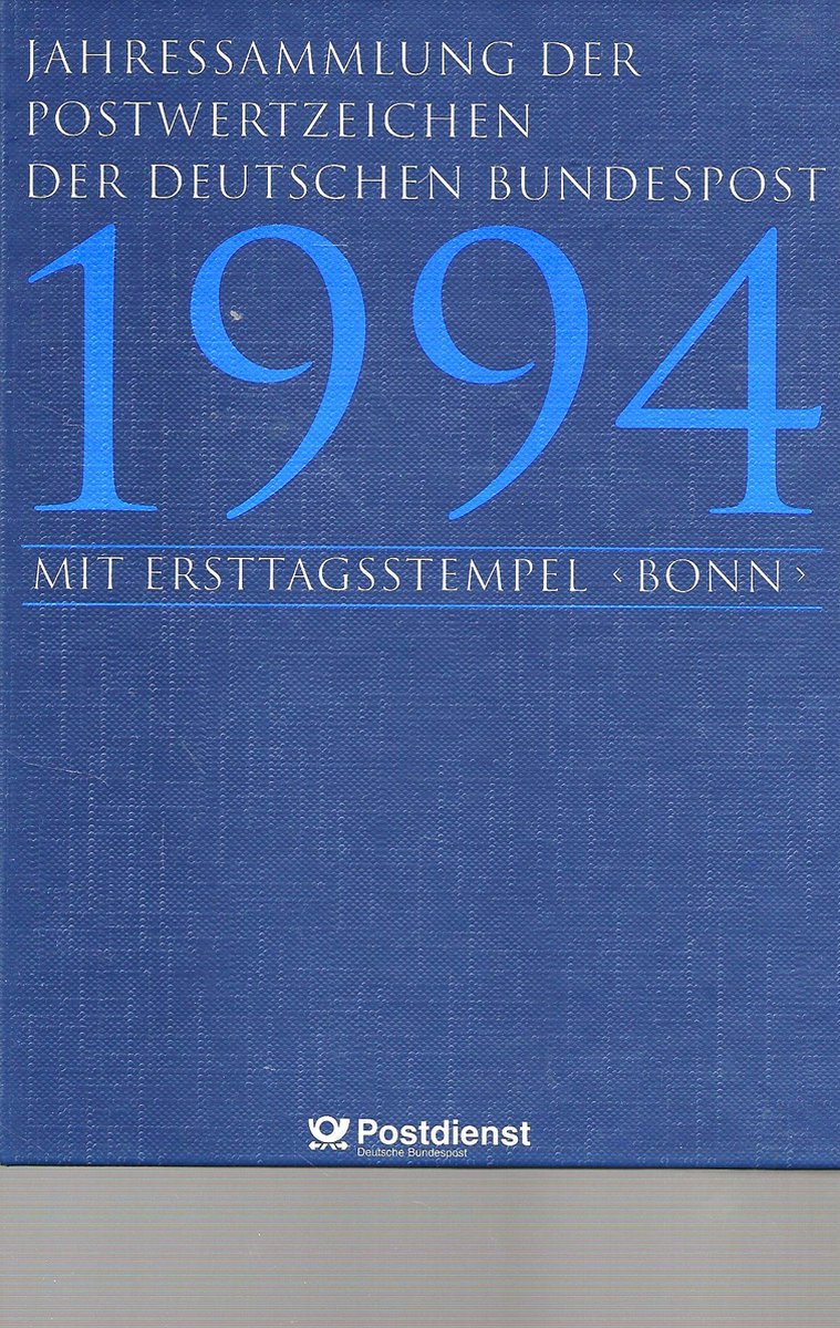 POSTZEGELS - JAARSET 1994 DEUTSCHE BUNDESPOST