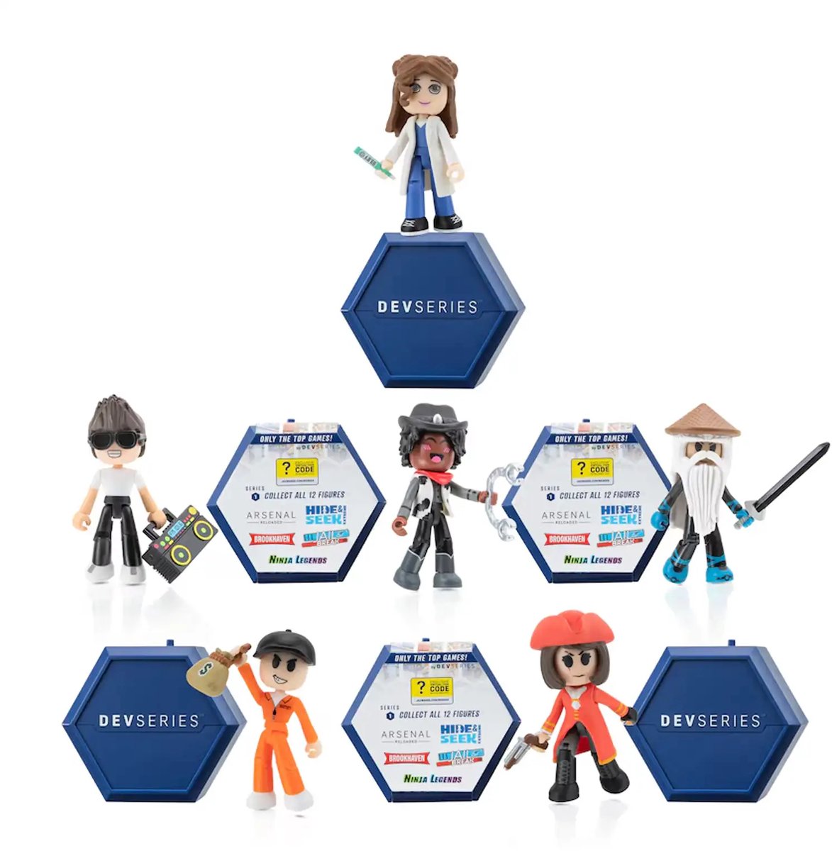 Roblox DevSeries mystery figures - 1 actiefiguur - Spaar ze alle 12