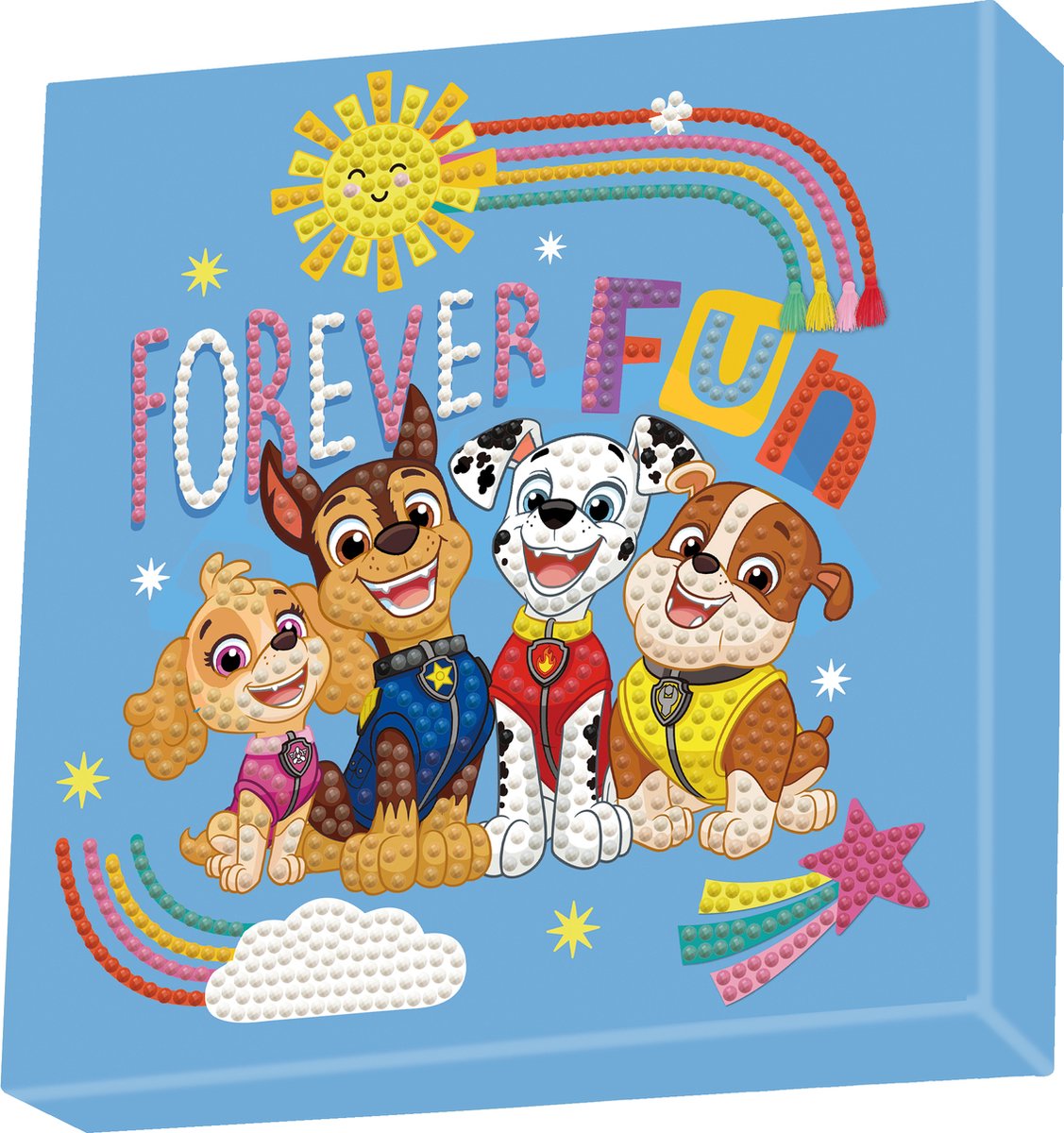 DIAMOND DOTZ PAW Patrol Forever Fun - Diamond Painting - 1.622 Dotz - 28x28 cm