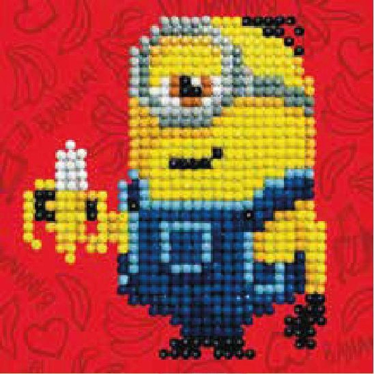 Diamond Dotz Minion Diamond Painting: 10x10 cm