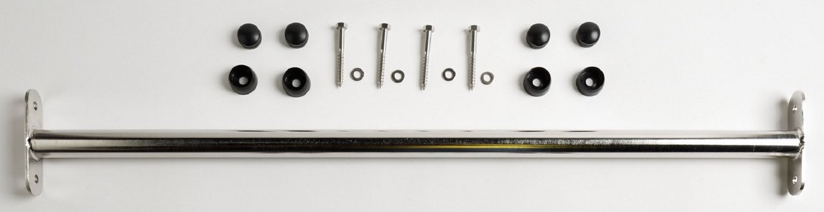 DICE Metalen Duikelstang Duikelrek Rekstok - RVS - 90 cm