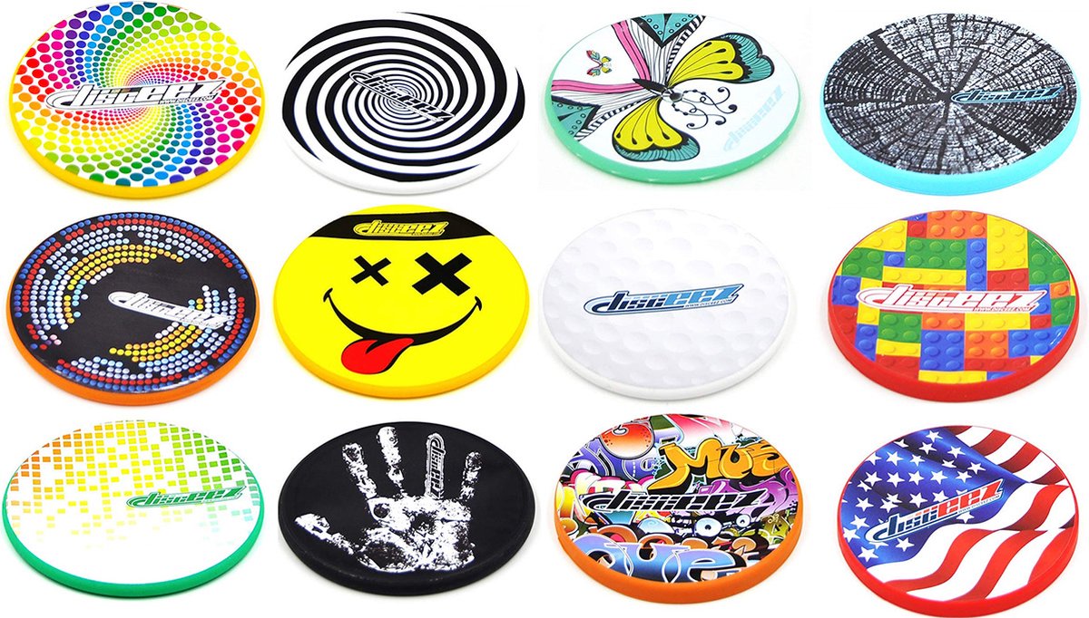 Disceez flexibele frisbee met verschillende leuke prints (kan niet gekozen worden)