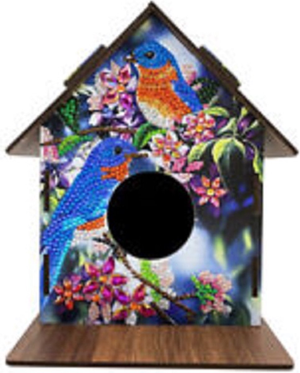 Diamond painting - bouwpakket - vogelhuisje - 03
