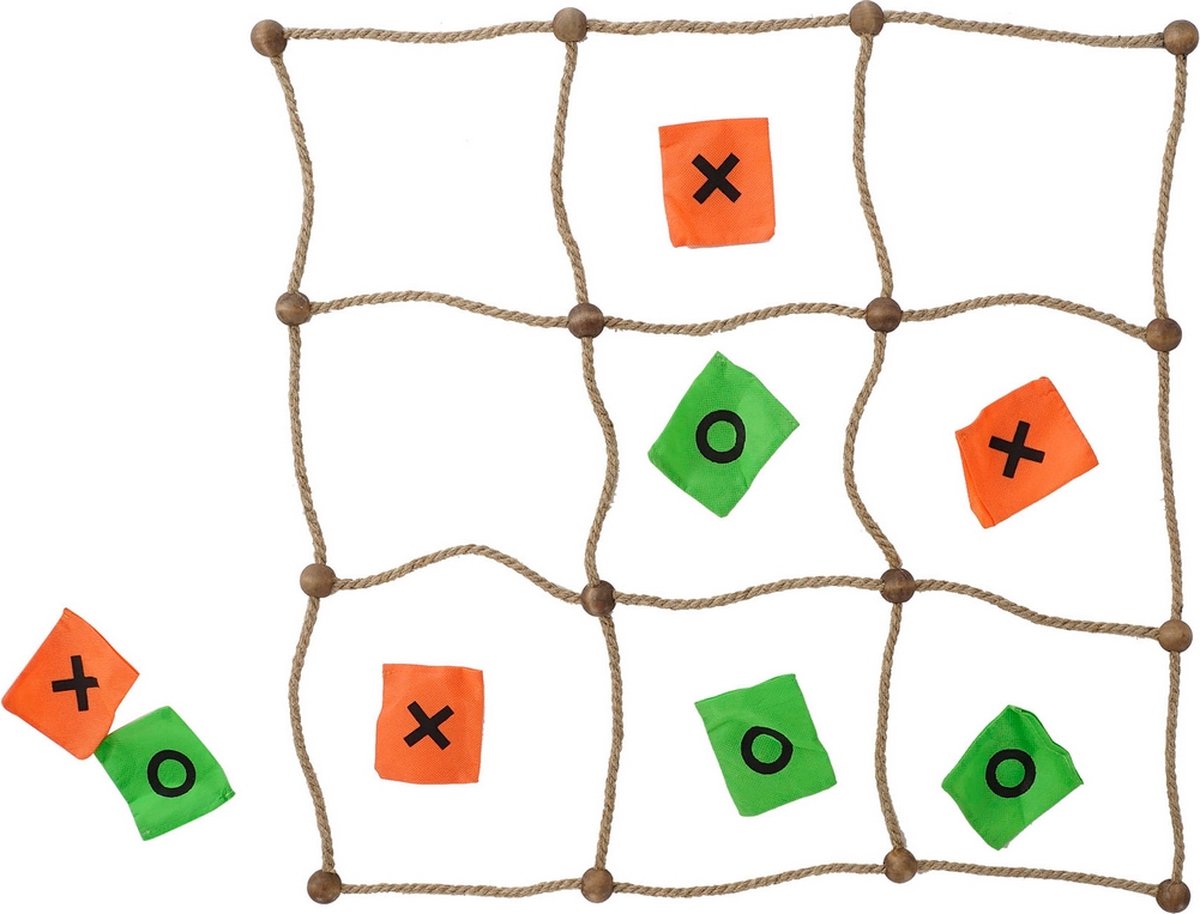 Drie-op-een-rij Spel   8424001762071 Natuurlijk Hout 30 x 25 x 6 cm