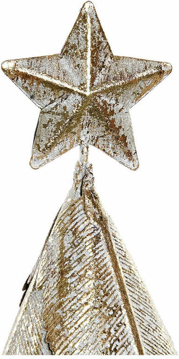Kerstversiering DKD Home Decor Boomstructuur Metaal (12 x 12 x 37 cm)