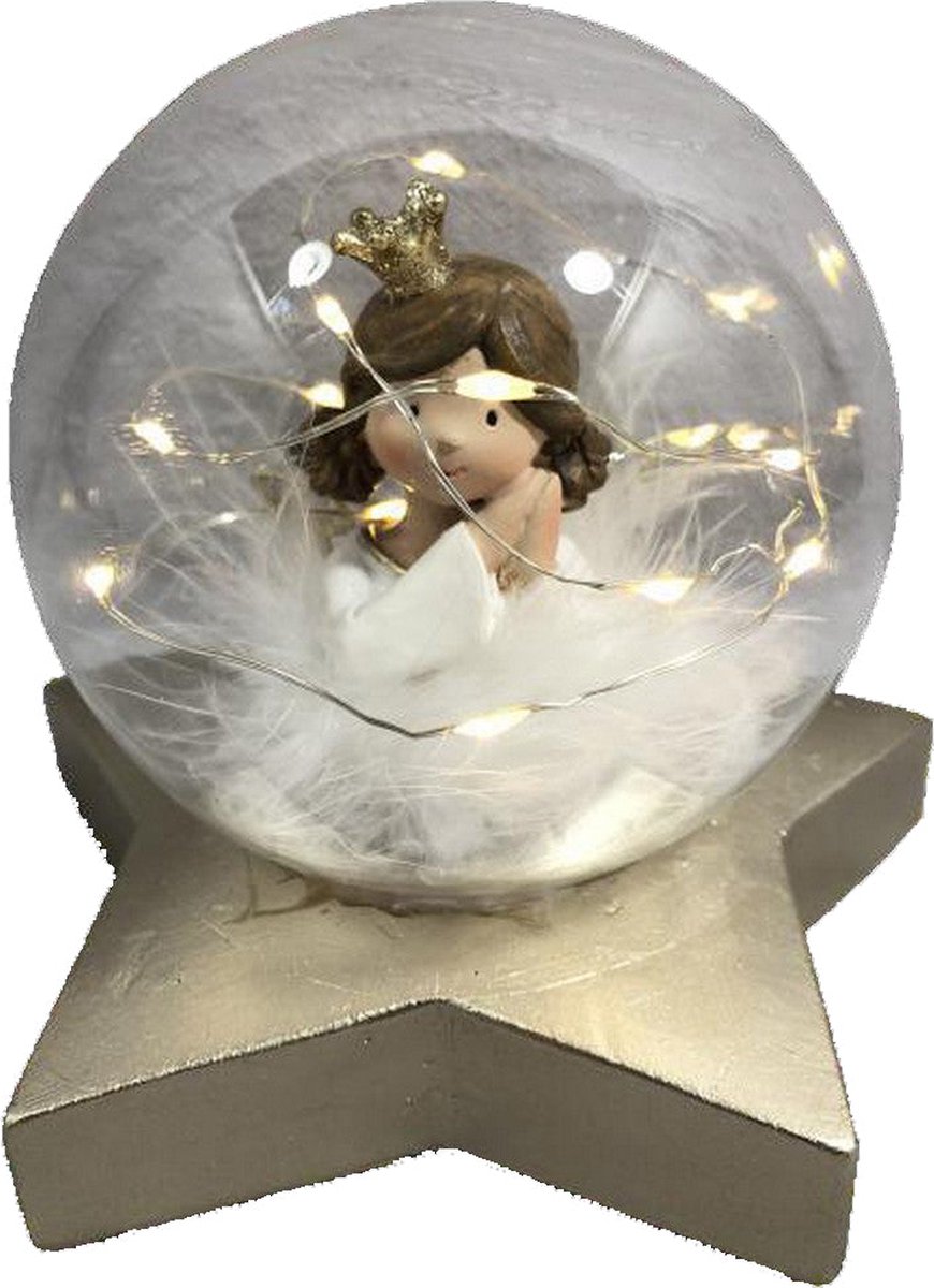 Kerstversiering DKD Home Decor Hars (15 x 11 x 18 cm) (2 Stuks)