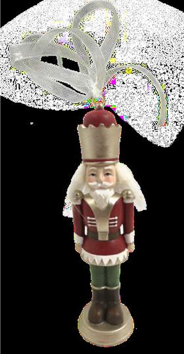 Kerstversiering DKD Home Decor Hars Notenkraker (3 x 3 x 12 cm) (2 Stuks)