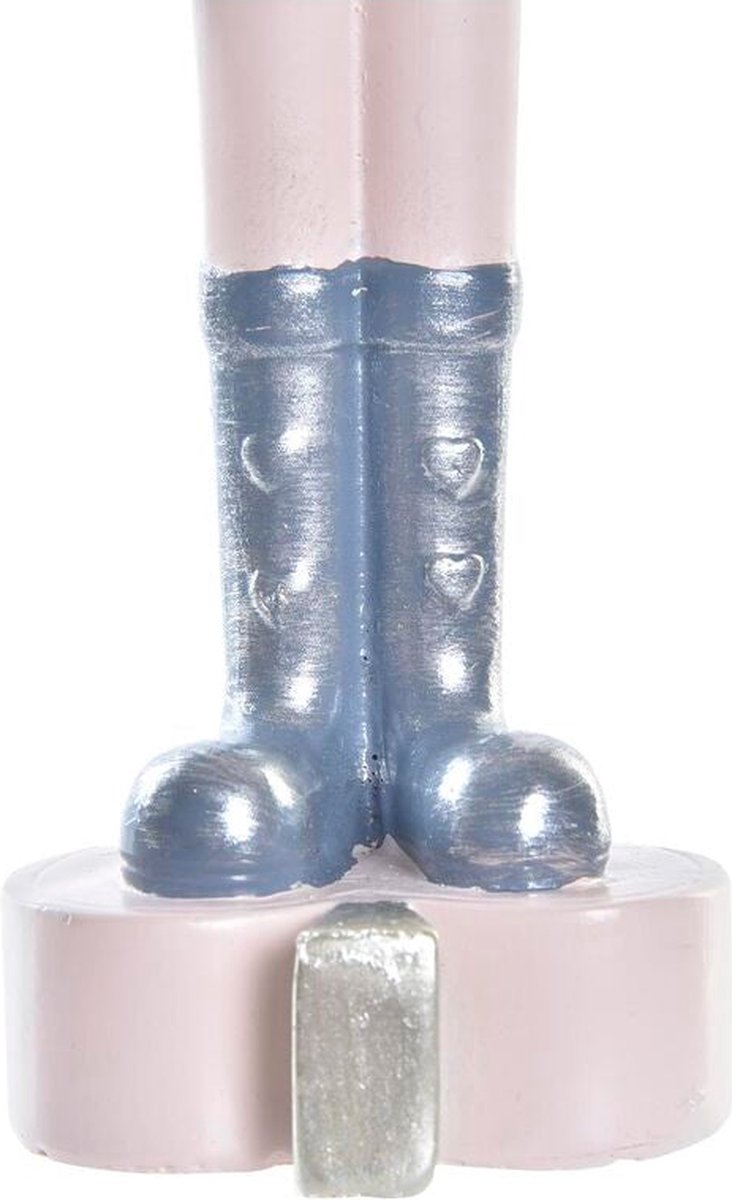 Kerstversiering DKD Home Decor Hars Notenkraker (4,5 x 4 x 17 cm) (2 Stuks)