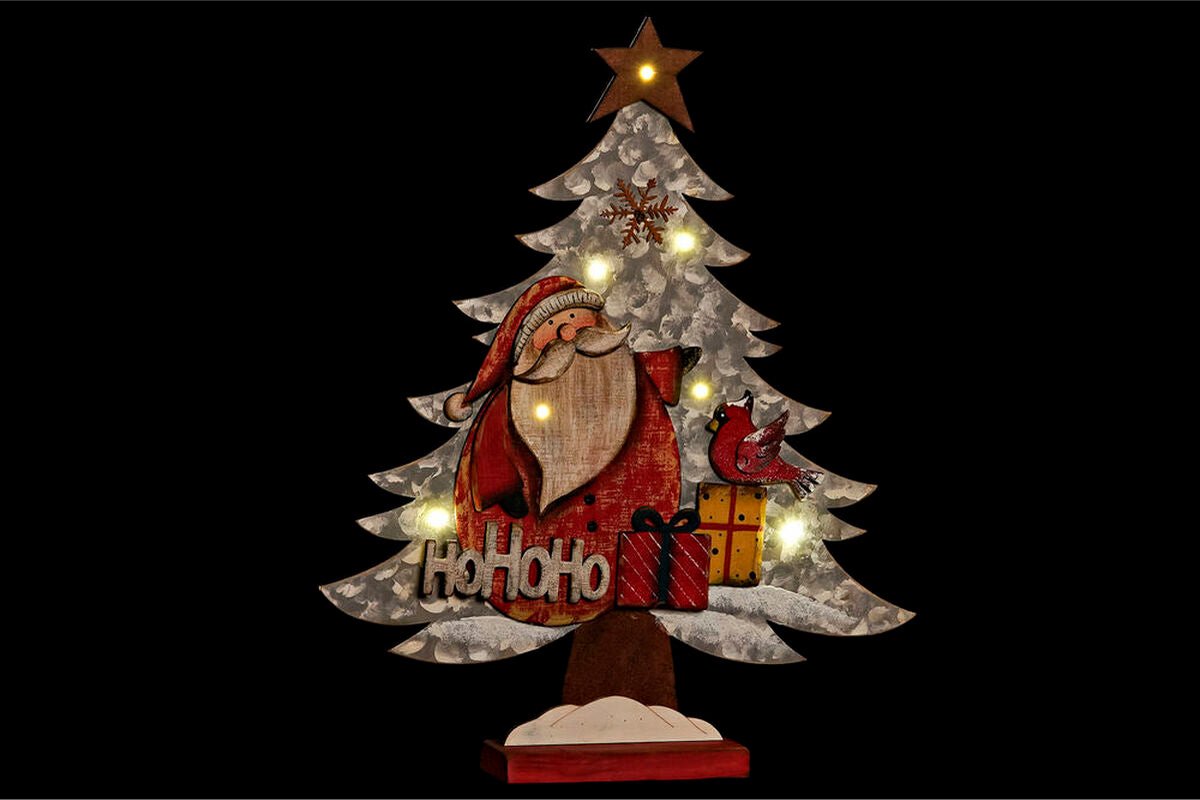 Kerstversiering DKD Home Decor Hout (2 pcs) (33 x 6 x 39.5 cm)