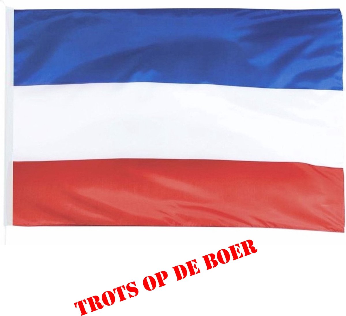 DLP Boerenprotestvlag - 90 x 150 cm - Protestvlag - Trots op de Boer