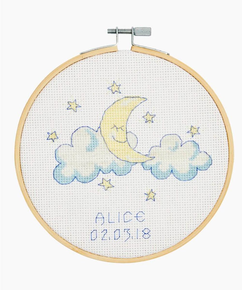 DMC BORDUURKIT KRUISSTEEK BABY MAAN