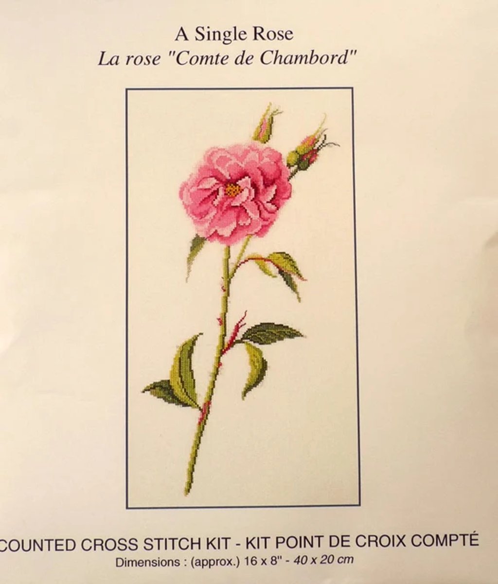 DMC Borduurpakket - A Single Rose