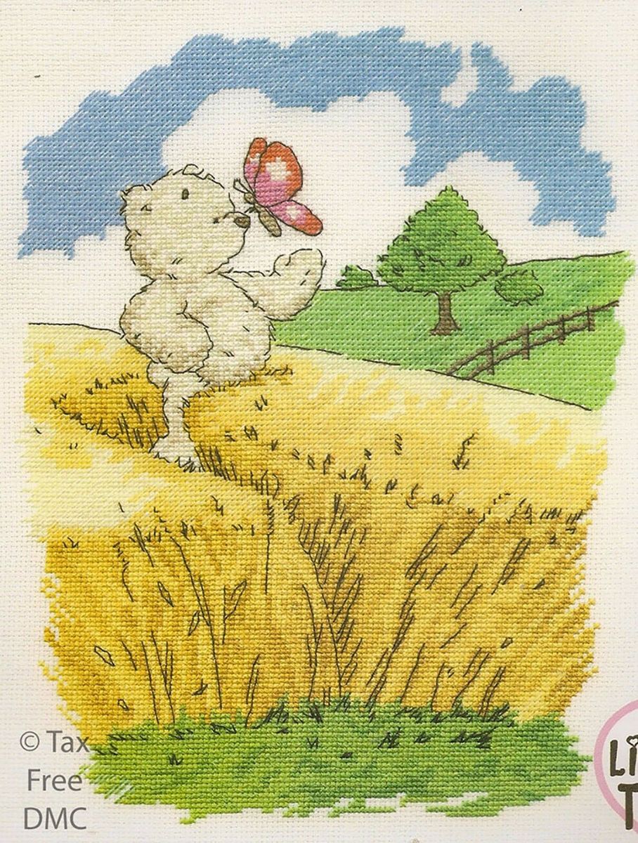 DMC Borduurpakket Beer met vlinder BL592/54