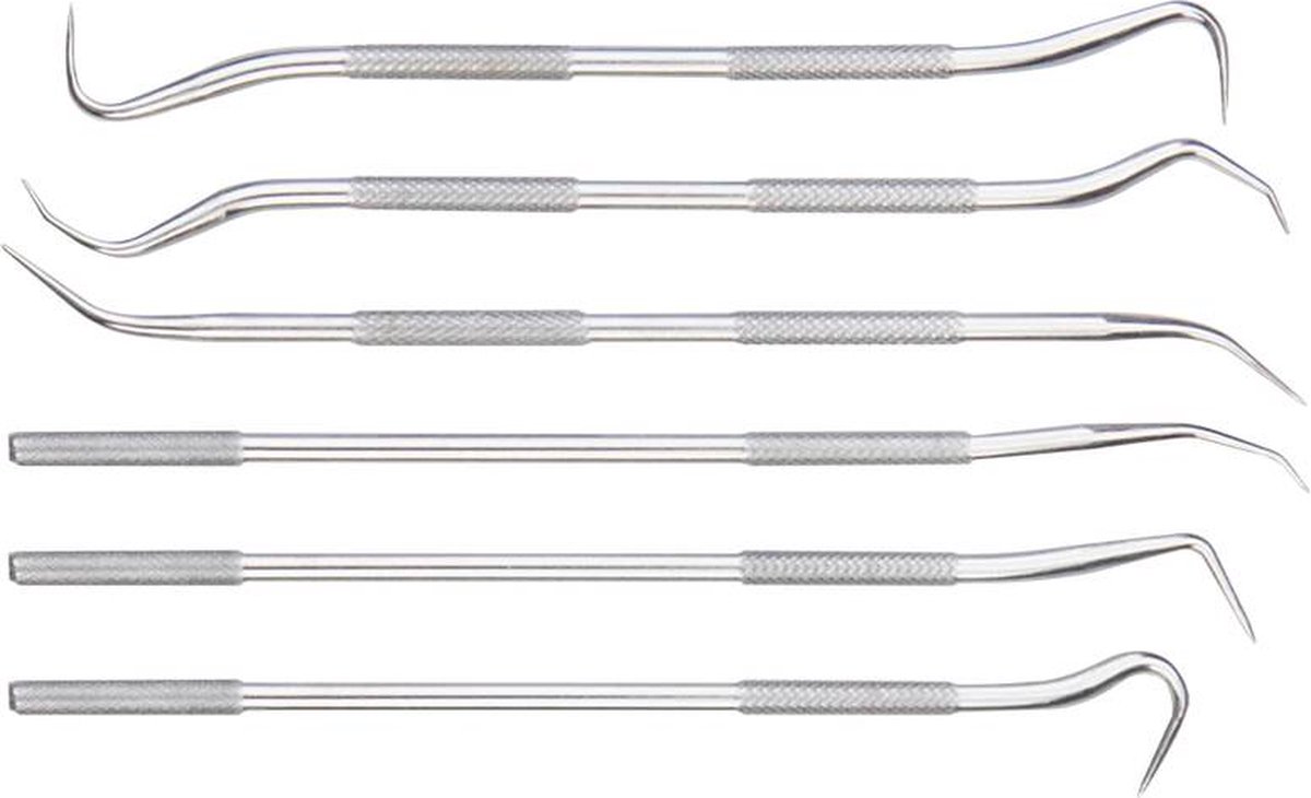 DONAU Haken set 140 mm, 6 delig