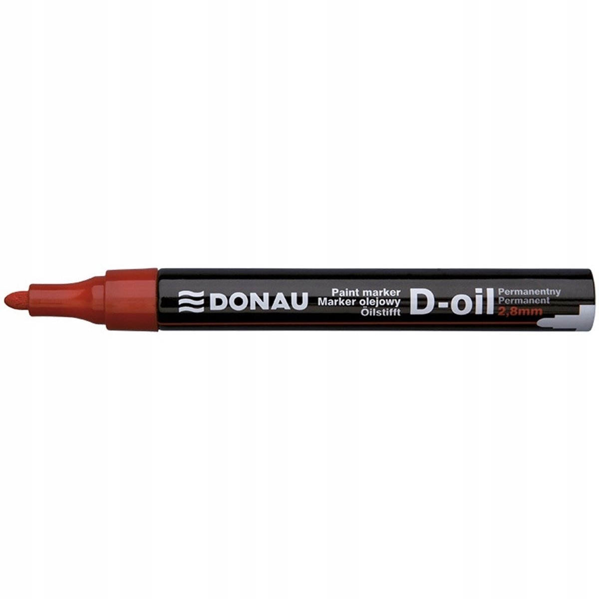 Donau D-Oil Olie Marker Rood 2.8mm - Permanent & Sneldrogend