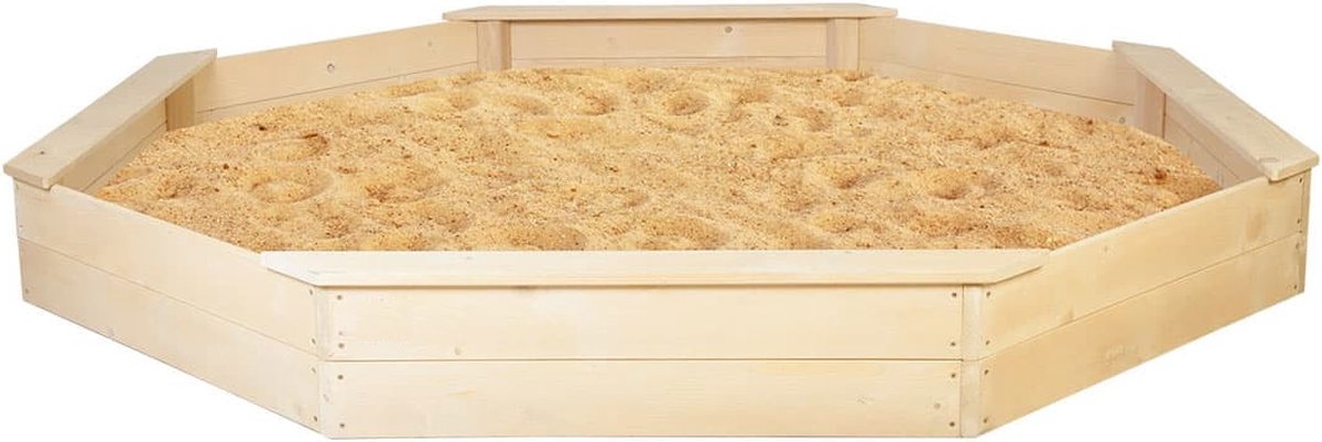 Houten zandbak Mega