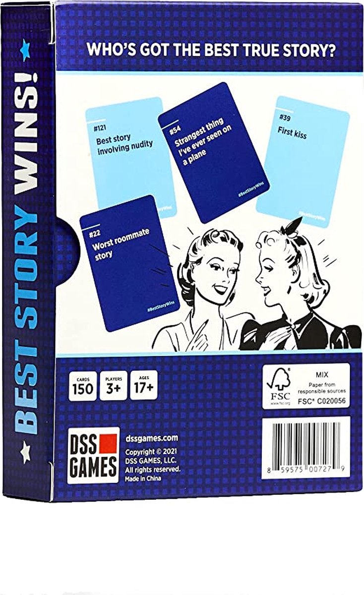 DSS Games Best Story Wins Card Game  NIEUW