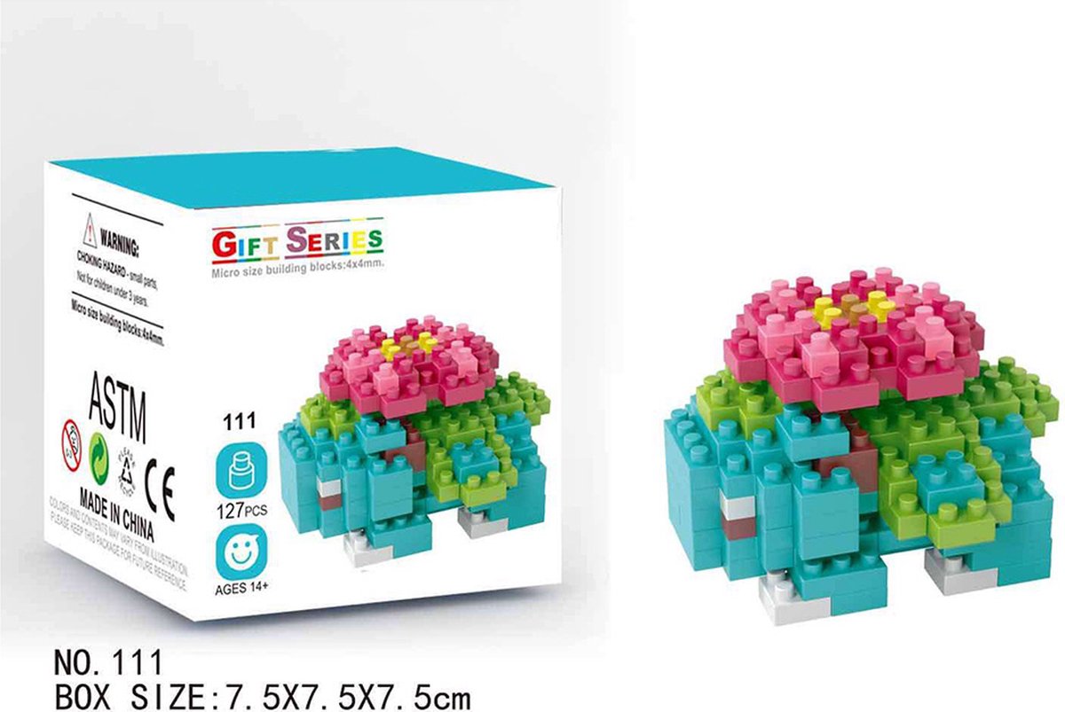 DW4Trading Nanoblocks Miniblocks 35 - Bouwset stenen - 127 stuks - Compatibel met grote merken