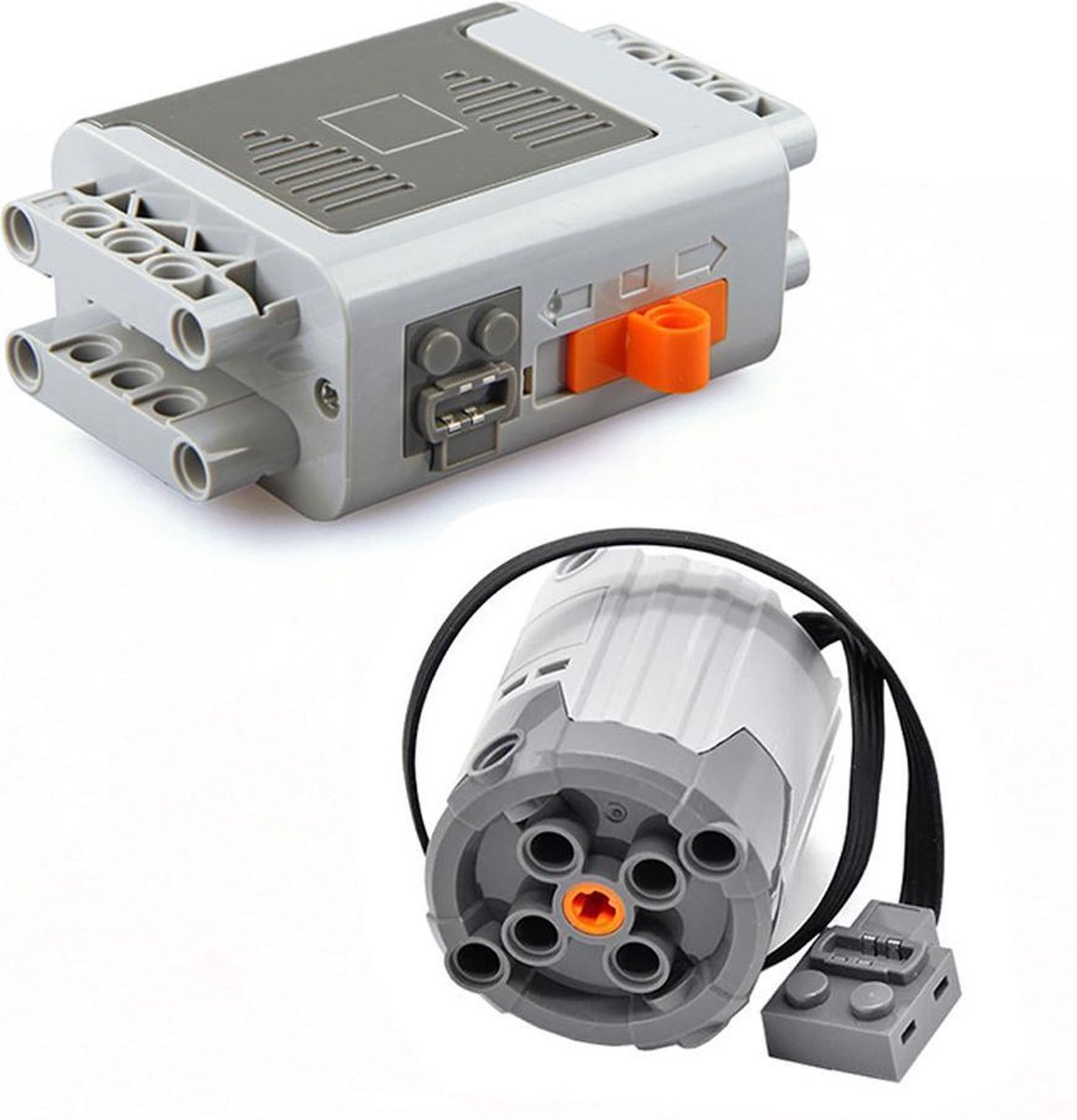 DW4Trading® XL Motor + batterijhouder Lego compatibel