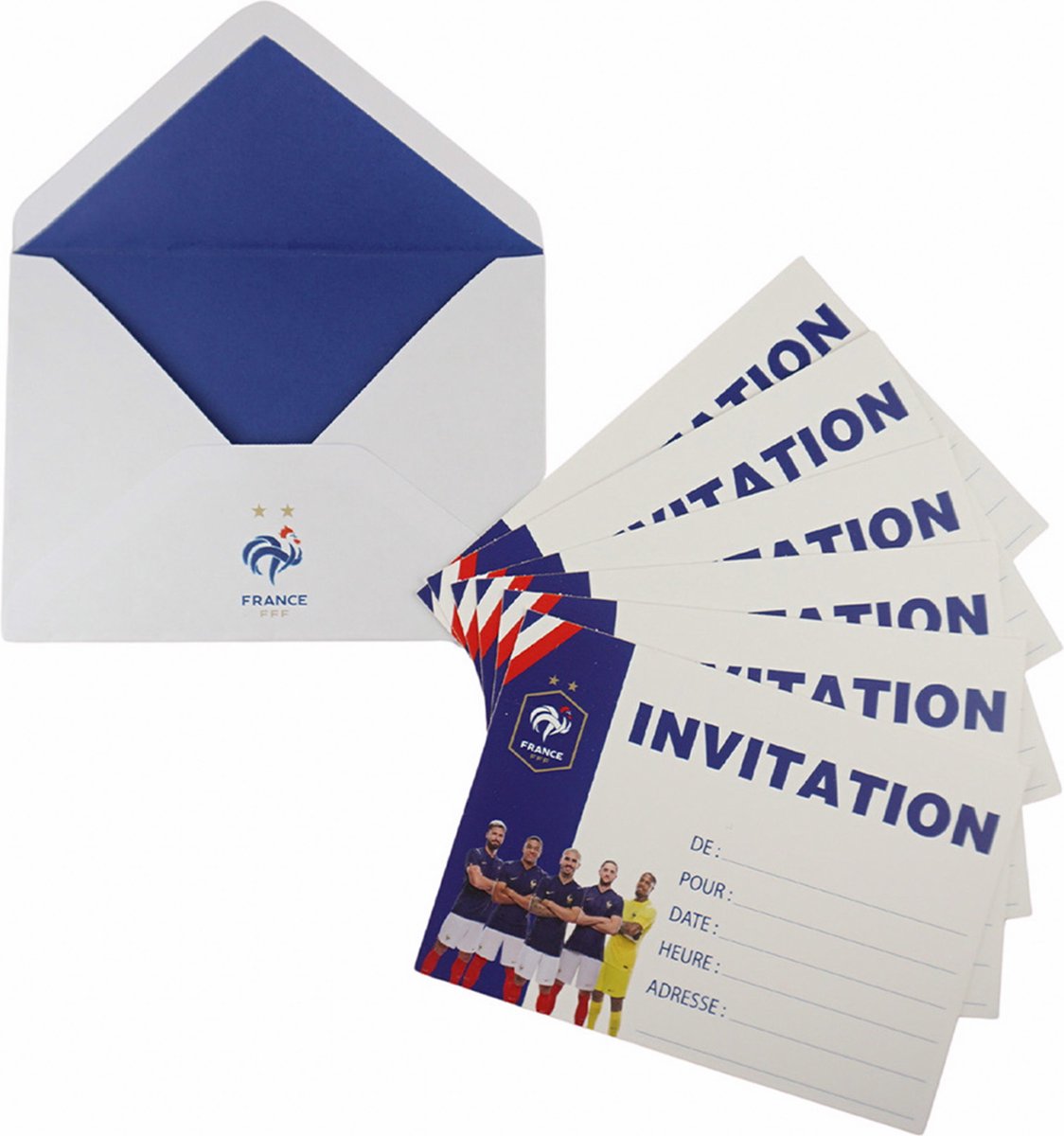 DYNASTRIB - 6 FFF uitnodigingen