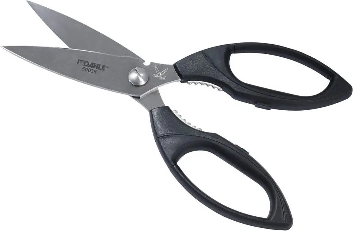 DAHLE® - Proffesionele Allround en Keukenschaar - Rechtshandig - Gehard Roestvrijstaal - Vaatwasser Bestendig - 21 cm