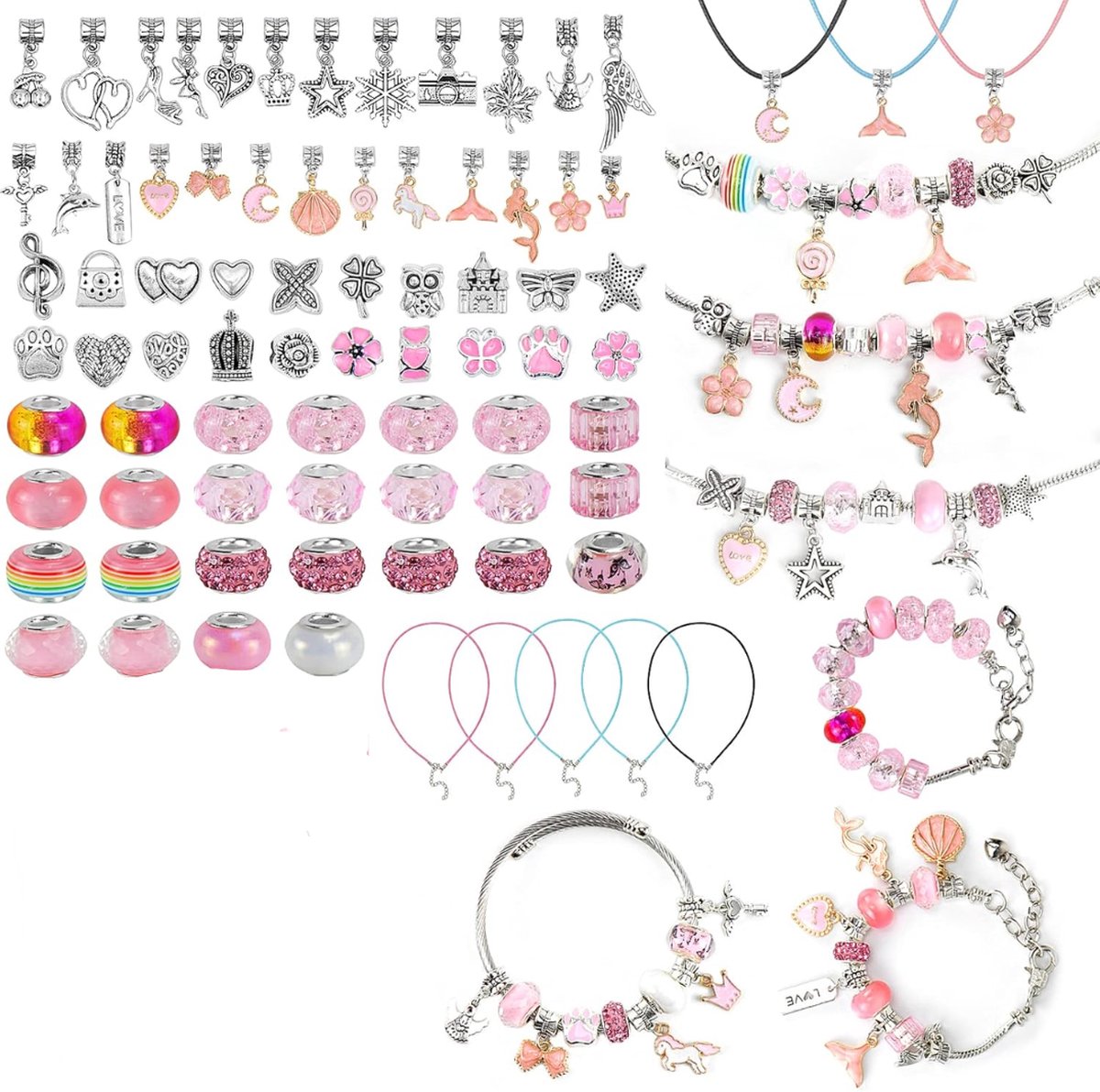 DailySupplies® Armbandjes Maken Meisjes - Knutselkoffer - Kinderspeelgoed